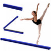 Soozier Poutre d'Equilibre Pliable 7FT avec Surface en Daim, Bleu