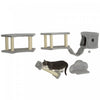 Etageres Murales Pour Chat 4 Pieces Avec Griffoir, Echelle