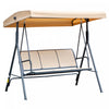 Outsunny Balancoire 3 Places Recouverte, Beige