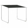 Outsunny 10' X 10' Pergola Mobile, Gazebo Exterieur Avec Roues, Auvent Resistant Aux Uv Et Sacs De Sable, Abri Solaire Pour Porche, Patio, Terrasse, Gris