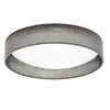 Plafonnier affleuré Cfled de Dainolite de 15 po avec abat-jour gris