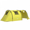 Outsunny Tente de Camping pour 3-4 Personnes avec 2 Pieces, Tente Familiale Impermeable