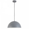 Petit luminaire suspendu Ofelia de Dainolite avec fini gris et 1 ampoule