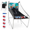 Costway Double Shot Basketball Arcade Game Avec 8 Modes De Jeu Electronic Scoring Green