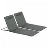 Outsunny Set De 2 Beach Lounge Chair Tapis De Plage Avec Coussin Arriere