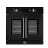Four mural electrique a porte francaise Asti 30 po, noir, 3,68 pi³ - FBOEL1333-30BLK