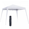 Outsunny Tente D'exterieur Pliable 8' X 8' Avec Sac, Blanc
