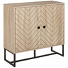 HOMCOM Buffet Moderne Armoire avec Etagere de Rangement