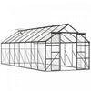 Outsunny Serre de Jardin en Aluminium avec Panneaux Polycarbonate et Gouttiere