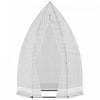 Outsunny 55\" X 55\" X 71\" Serre De Jardin Portable Pour Plantes Avec Porte Zippee Pour Exterieur Terrasse Patio Blanc
