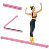 Soozier Poutre d'equilibre pliable 7 pieds, poutre de gymnastique, rose