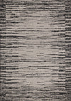 Tapis d'exterieur Jackson noir et gris vieilli, 5'3\" x 7'7\"