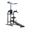 Soozier Tour D'alimentation Multifonction Avec Station De Dips Banc Assis Barre De Traction Combo Exercice Ab Entrainement A La Maison,gym, Fitness Exercice
