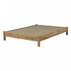 Grand lit plateforme Step One Essential - chêne nordique