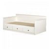 Plenny Lit de jour avec rangement Blanc antique, de Meubles South Shore