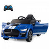 Costway 12v License Ford Mustang Shelby Gt500 Enfants Ride Sur Voiture Avec Telecommande Navy