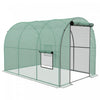 Outsunny Serre Tunnel Avec Porte Enroulable Et Fenetres, 6.6' X10' X6.6'.
