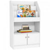 Qaba Rangement Pour Jouets, Bibliotheque Pour Enfants Pour Chambre A Coucher, Salle De Jeux, Creche, Blanc