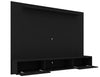 Meuble audio-vidéo mural flottant Liberty de Manhattan Comfort de 70,86 po avec tablette en hauteur - noir