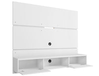 Meuble audio-vidéo mural flottant Vernon de Manhattan Comfort de 62,99 po - blanc