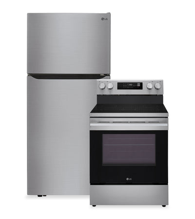 LG 2-Piece Kitchen Appliance Package – Platinum Silver | Ensemble de 2 électroménagers LG pour la cuisine - argenté platine