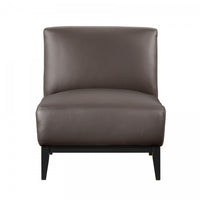 Fauteuil D'appoint Murdock En Cuir Marron