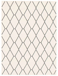 Carpette August blanchebleu marine 6 pi 7 po x 9 pi 6 po