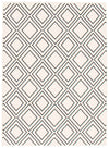 Carpette August blanc géodebleu marine 5 pi 3 po x 7 pi 3 po