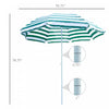 Outsunny Parasol Vert