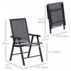Outsunnyensemble De Chaises De Salle A Manger Pliantes 2 Pieces