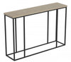 Console de 47 po - taupe foncé avec métal noir