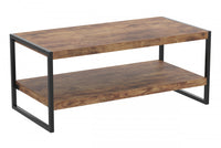 Table à café de 47 po - bois recyclé brun