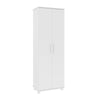 Armoire à chaussures innovatrice mobile Catalonia de Manhattan Comfort avec 10 tablettes - blanche