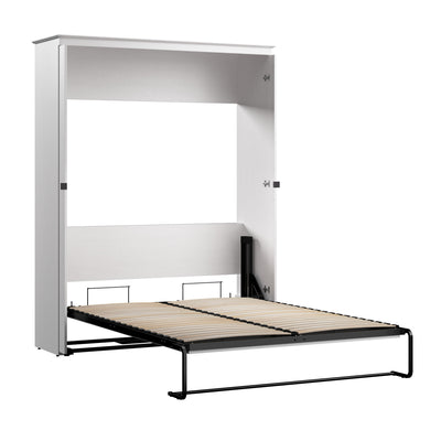 Bestar Key West 69 W Queen Murphy Bed - Pure White Oak|Grand lit escamotable Key West de Bestar de 69 po (L) - blanc chêne solide