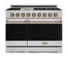 Cuisinière à gaz amovible de style professionnel collection Gordon Ramsay de Thor Kitchen de 48 po - RSG48E-BRZ