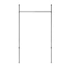 Tringle à rideaux et séparateur de pièce extensible Anywhere de Umbra noir mat - 36 po à 66 po