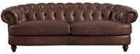 Sofa Brixton de Hydeline en cuir - brun