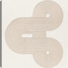 Œuvre d’art murale « Beige Abstract II » sur toile - 24 po x 24 po