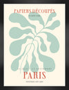 Œuvre d’art encadrée au fini lin « Paris » - 27 po x 35 po