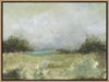 Toile décorative encadrée « The Promise » avec fioritures apposées à la main - 38 po x 50 po