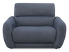 Fauteuil à inclinaison électrique Kaia de Cindy Crawford Home de 54 po en tissu avec appuie-tête électrique - indigo