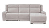 Sofa sectionnel de droite à inclinaison électrique Legacy de Shaquille O’Neal Home 3 pièces avec confort Shaq-o-pedic - gris
