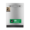 Lave-vaisselle Midea de 24 po avec commandes sur le dessus et séchage total en 3 étapes - acier inoxydable - MDT24P3CST