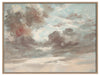 Toile décorative encadrée « Clouds I » - 18 po x 24 po
