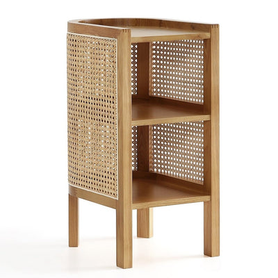Manhattan Comfort Versailles End Table - Natural Cane|Table de bout Versailles de Manhattan Comfort - canne naturelle