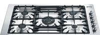 Surface de cuisson à gaz Smeg de 36 po - PGFU36X