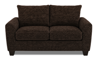 Made in Canada Customizable Sofa Lab Arc 86" Fabric Condo Sofa – Plush Chocolate | Sofa personnalisable Arc de Sofa Lab de 86 po de format condo fabriqué au Canada en tissu - Plush Chocolate