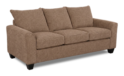 Made in Canada Customizable Sofa Lab Arc 86" Fabric Sofa – Chenille Praline | Sofa personnalisable Arc de Sofa Lab de 86 po fabriqué au Canada en tissu - Chenille Praline