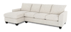 Sofa-lit sectionnel de gauche personnalisable Arc de Sofa Lab fabriqué au Canada en tissu - Teddy Riverrock