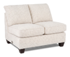 Causeuse sans accoudoirs personnalisable Arc de Sofa Lab de 46 po fabriquée au Canada en tissu - Teddy Riverrock
